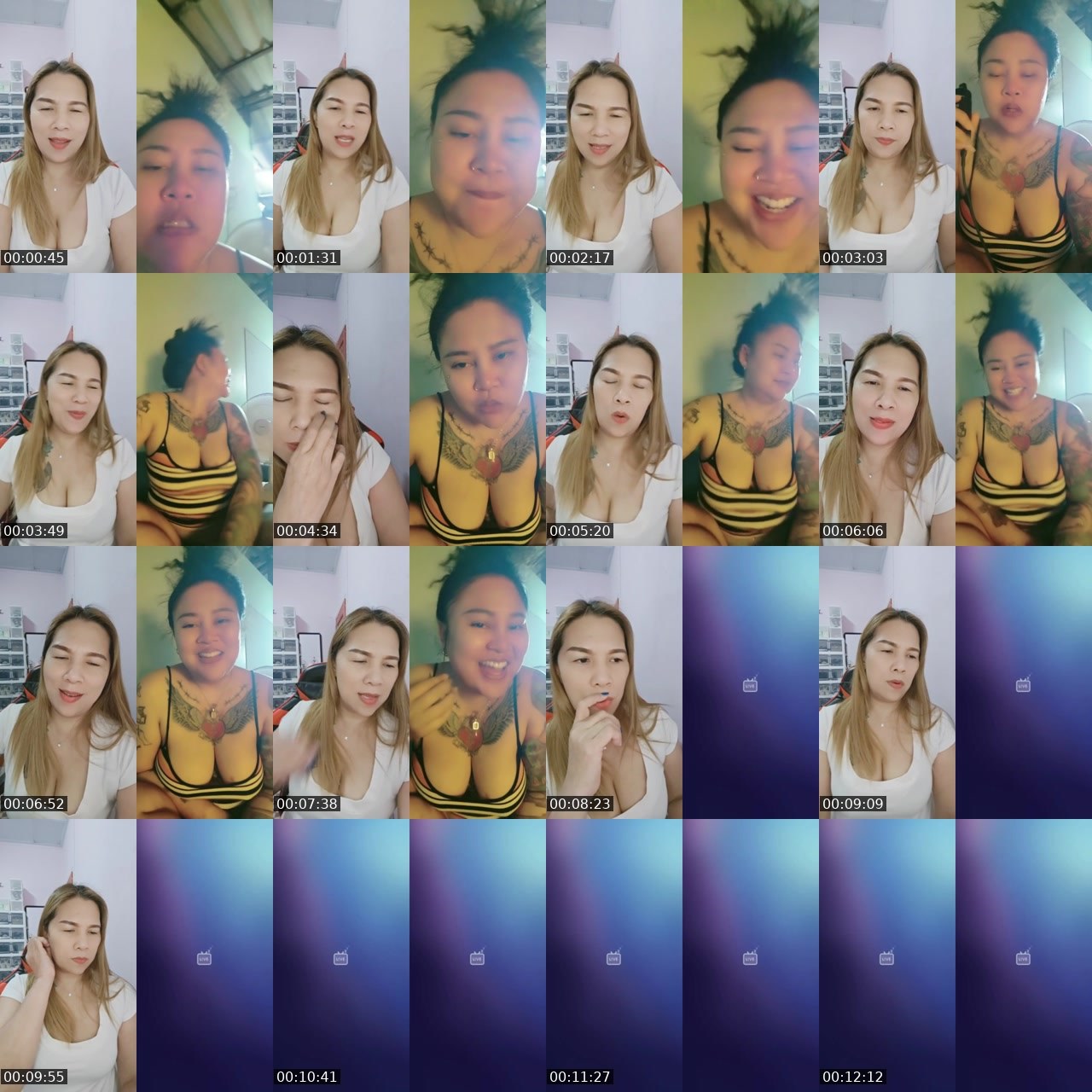 Contact-sheet preview of 🌻Meaw meaw🌻's BuzzCast recording