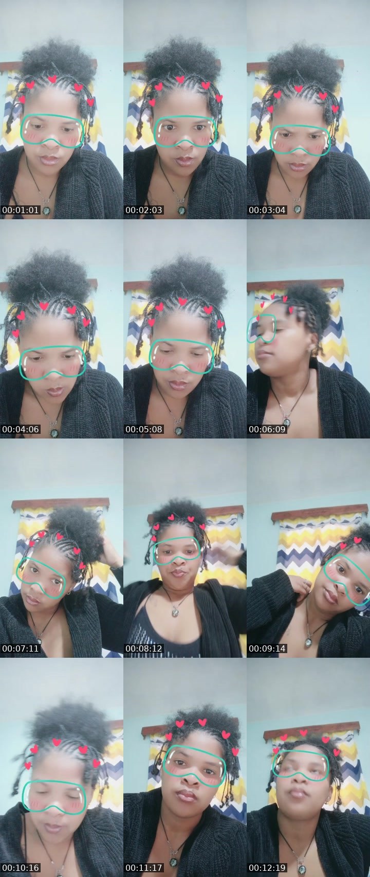 Contact-sheet preview of 👑Émilie💄🥰's BuzzCast recording