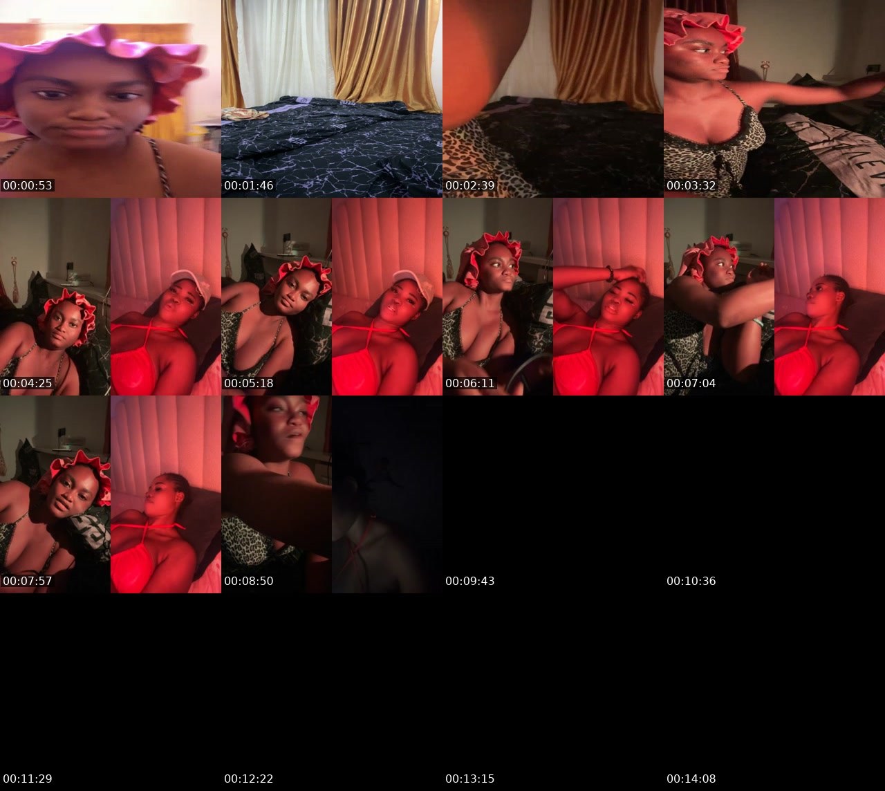 Contact-sheet preview of Sweetdiamond💎's BuzzCast recording