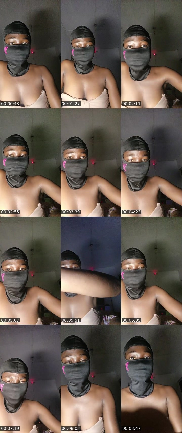 Contact-sheet preview of 💦💦hot melanny 🥵's BuzzCast recording