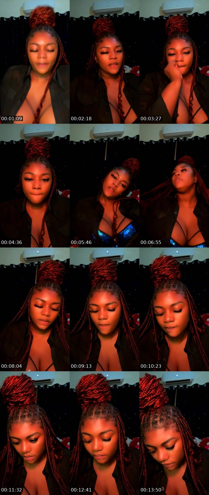 Contact-sheet preview of jasmine❤️'s BuzzCast recording
