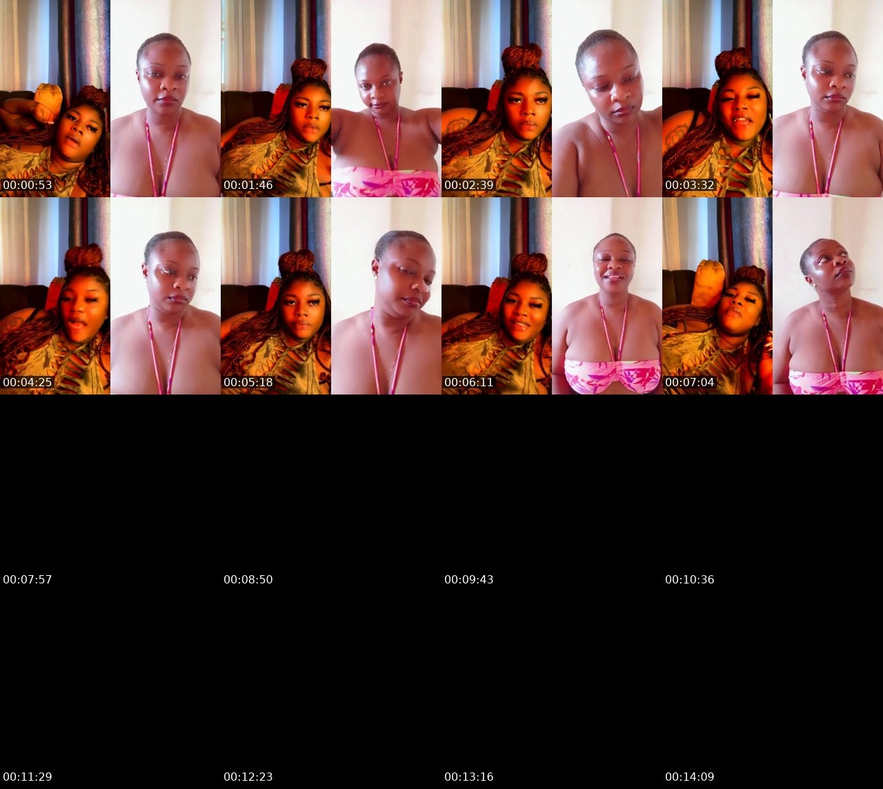 Contact-sheet preview of jasmine❤️'s BuzzCast recording