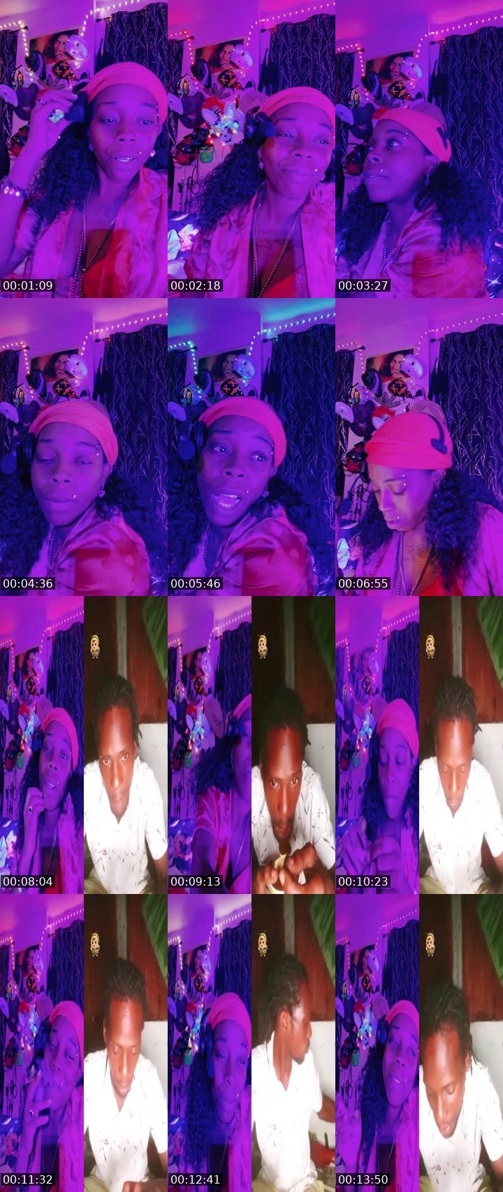 Contact-sheet preview of ᶢᶬᵈHostMzGoodz's BuzzCast recording