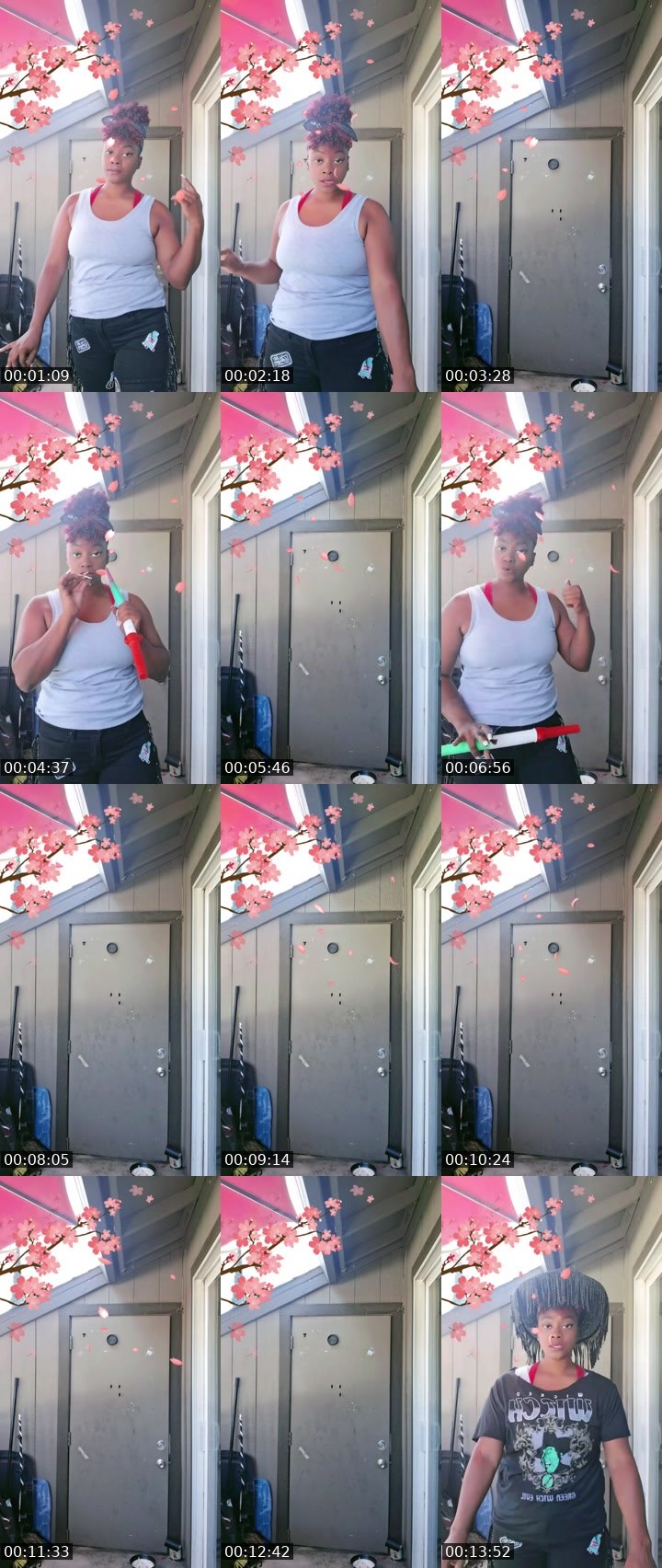 Contact-sheet preview of Davenia's BuzzCast recording