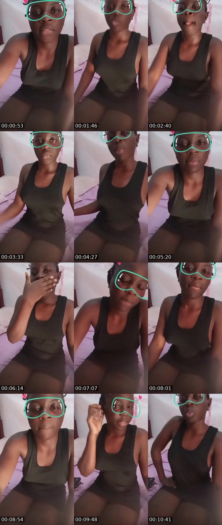 Contact-sheet preview of 19k 💋 Black Queen's BuzzCast recording
