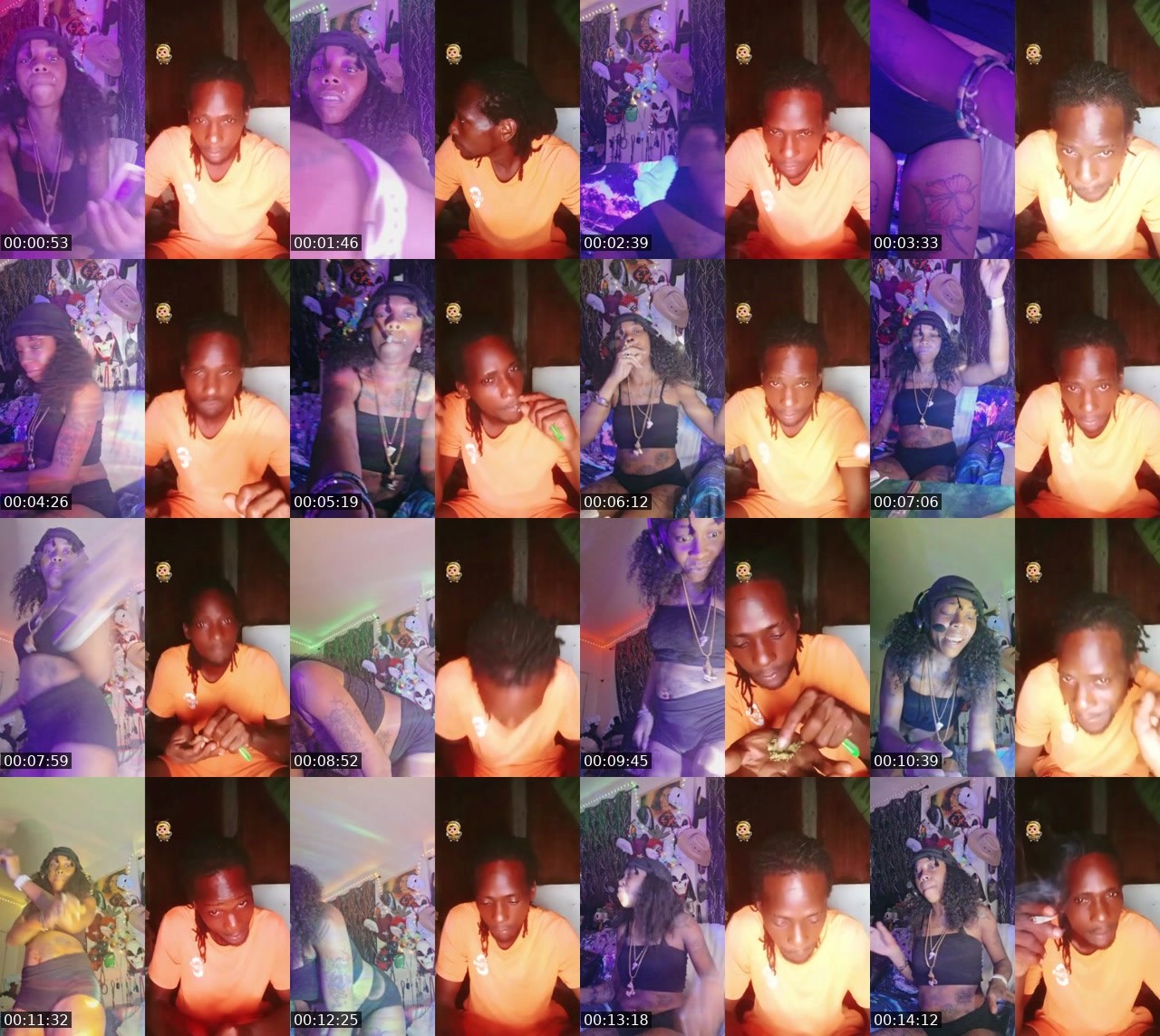 Contact-sheet preview of ᶢᶬᵈHostMzGoodz's BuzzCast recording