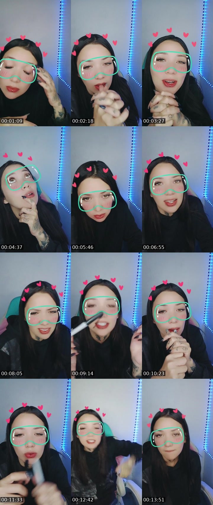 Contact-sheet preview of 𝓓🅖𝐴𝑙𝑎𝑠𝑘𝑎❄️'s BuzzCast recording