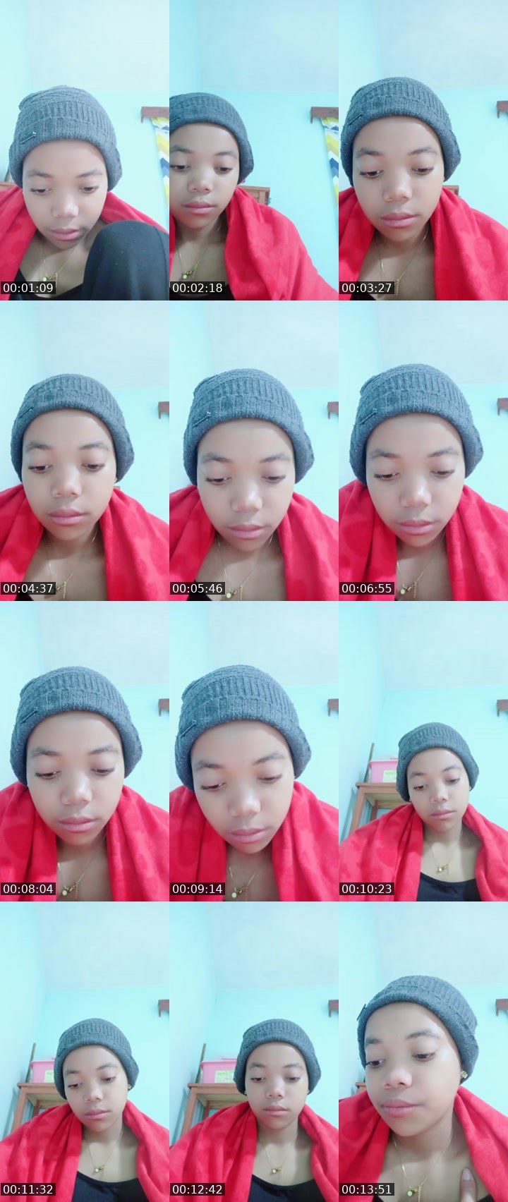 Contact-sheet preview of Mélanie 💄💄's BuzzCast recording