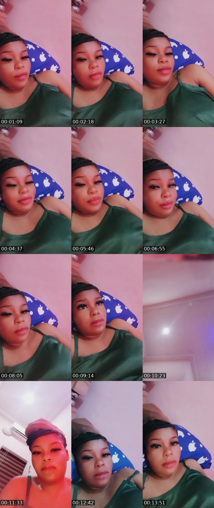 Contact-sheet preview of 8k Bugatti 💞🥇's BuzzCast recording