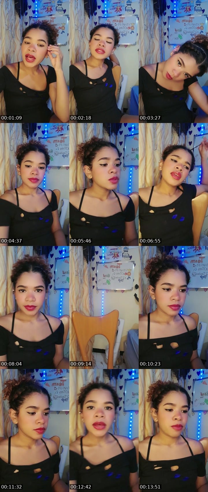 Contact-sheet preview of 梁✨Ｈ A L L Y👑's BuzzCast recording