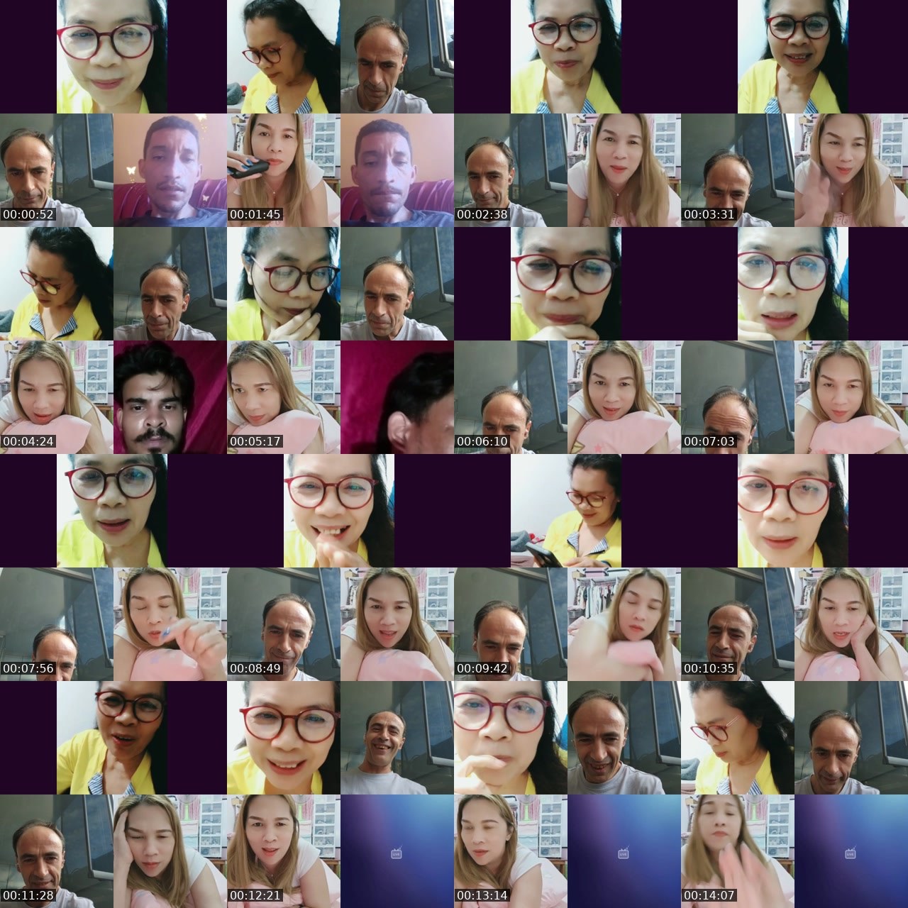 Contact-sheet preview of ฟ้า sky's BuzzCast recording