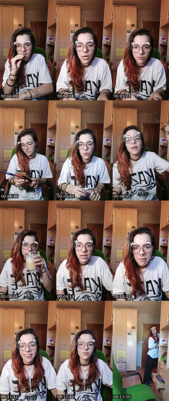 Contact-sheet preview of ↟Ꮆℓ↡• -Rɪᴛᴀ-'s BuzzCast recording