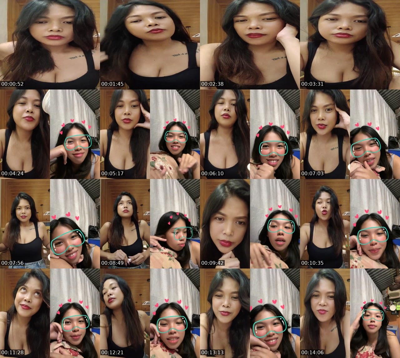 Contact-sheet preview of 🖤Tàśĥà🖤's BuzzCast recording