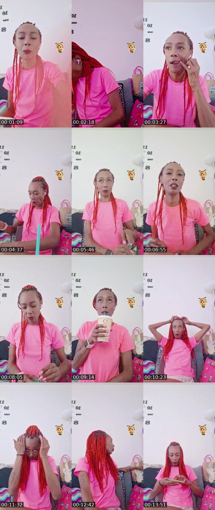 Contact-sheet preview of ☆☆Empr3$$Harl3Y☆☆'s BuzzCast recording