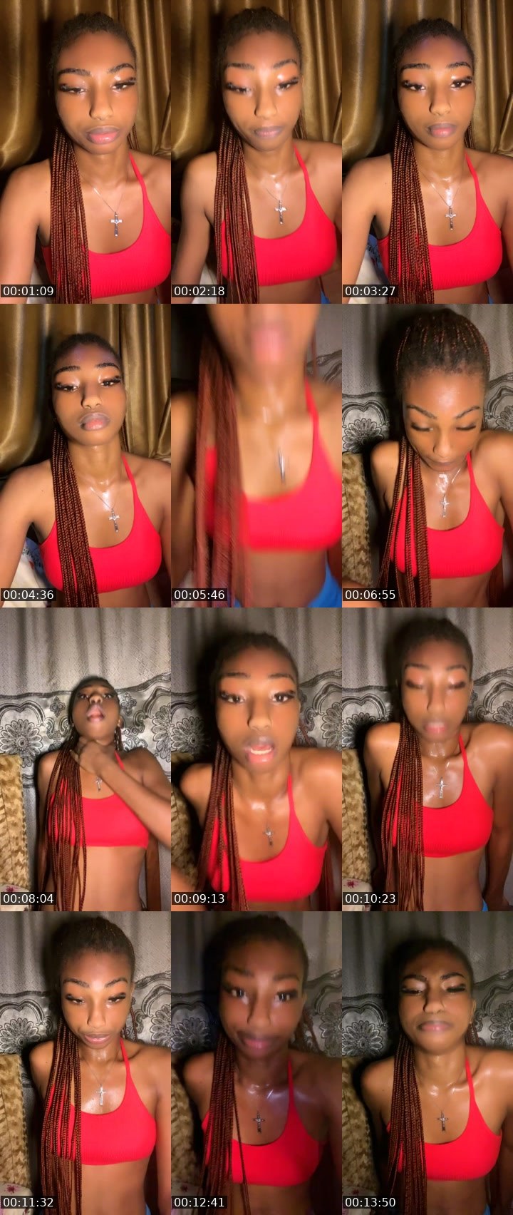 Contact-sheet preview of 🍑Wët💦Sparkle🥷💞's BuzzCast recording