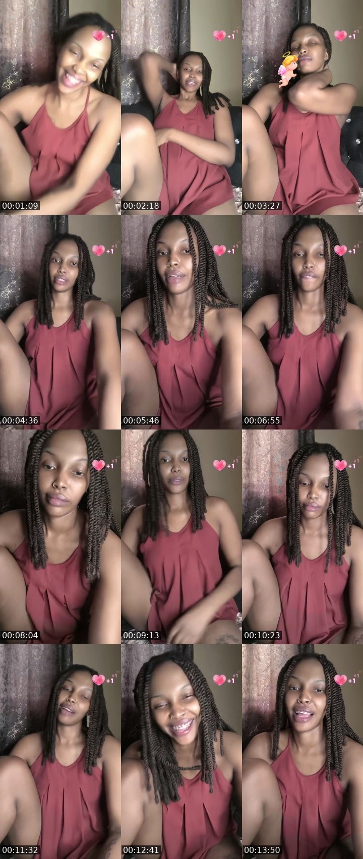 Contact-sheet preview of 23k.Lil📳Temptres's BuzzCast recording
