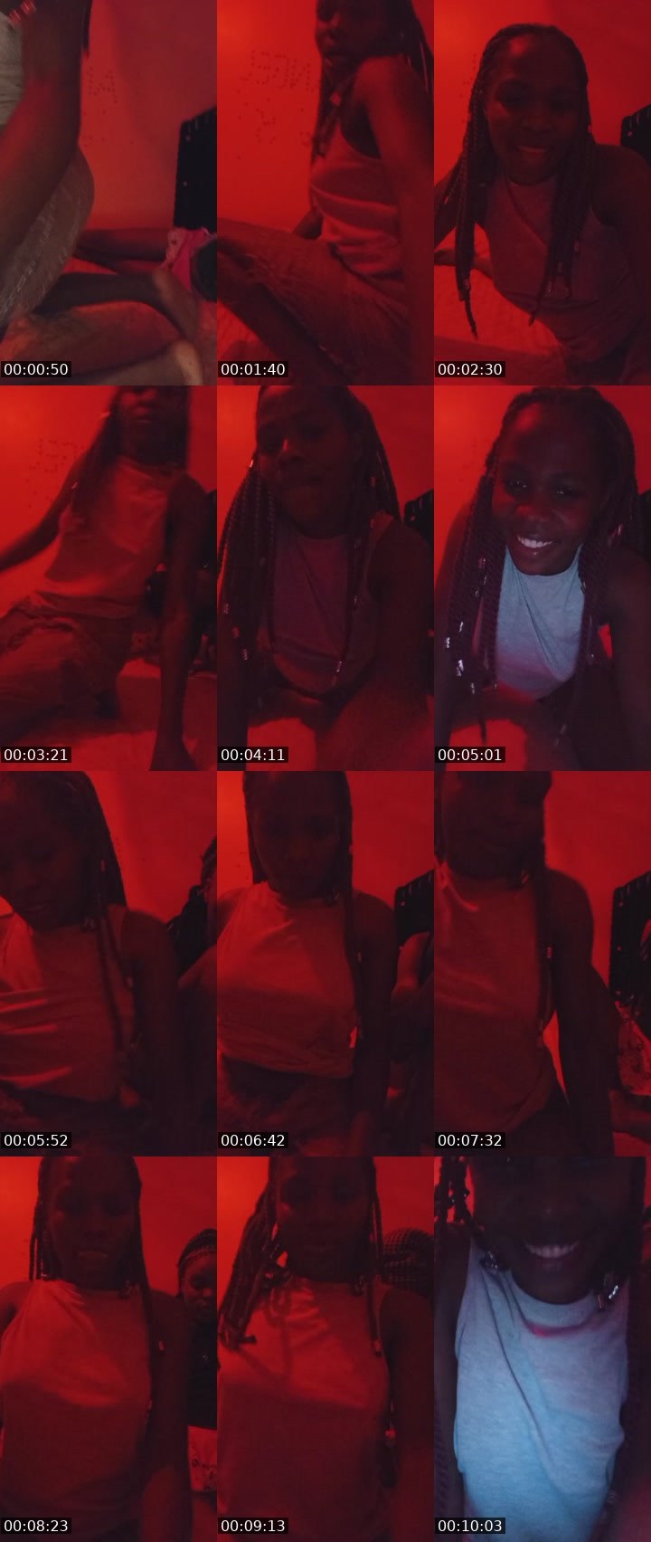 Contact-sheet preview of 20K😈Teen Angel😈❤'s BuzzCast recording