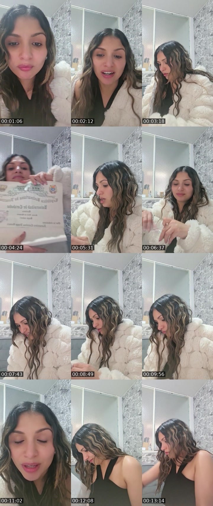 Contact-sheet preview of ↟Ꮆℓ↡Alexa🌷☪️'s BuzzCast recording