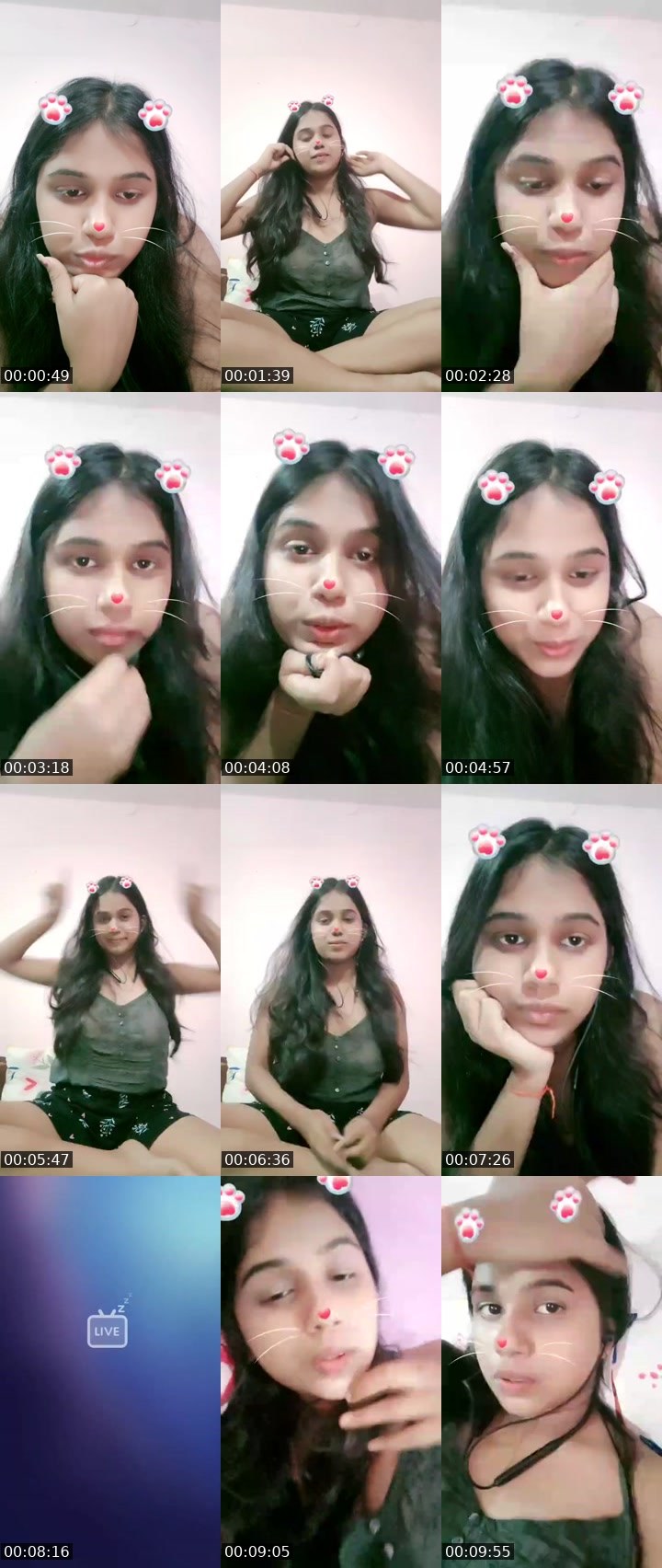 Contact-sheet preview of Lovely kiara🕊️'s BuzzCast recording