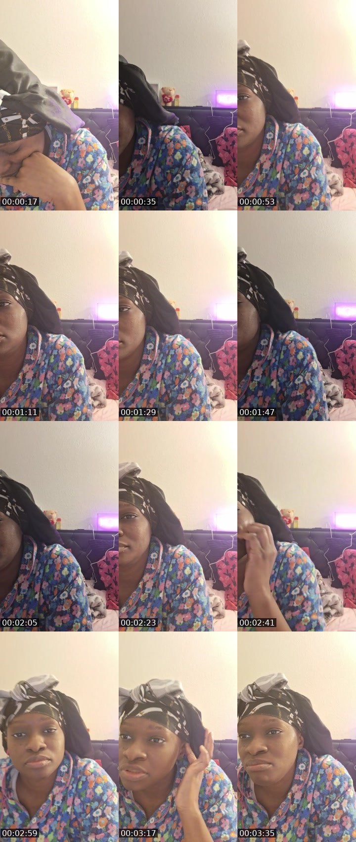 Contact-sheet preview of ♡𝓅𝓇ℯ𝓉𝓉𝓎𝓂𝒶♡'s BuzzCast recording