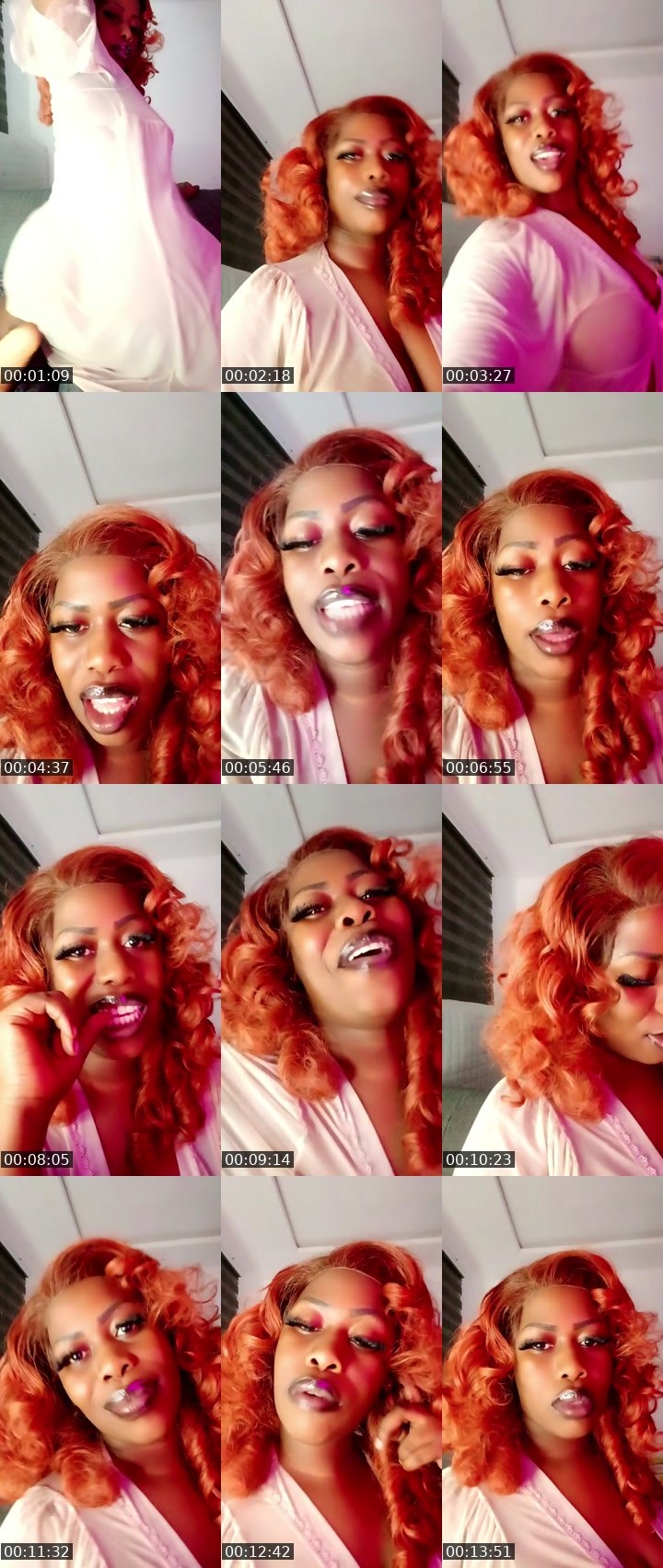 Contact-sheet preview of 29k help brok girl's BuzzCast recording