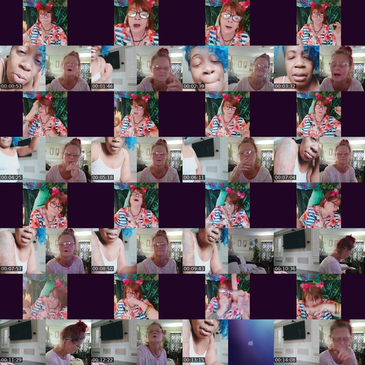 Contact-sheet preview of AmariZara🔵🌕's BuzzCast recording